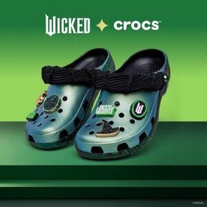 Wicked Elphaba crocs